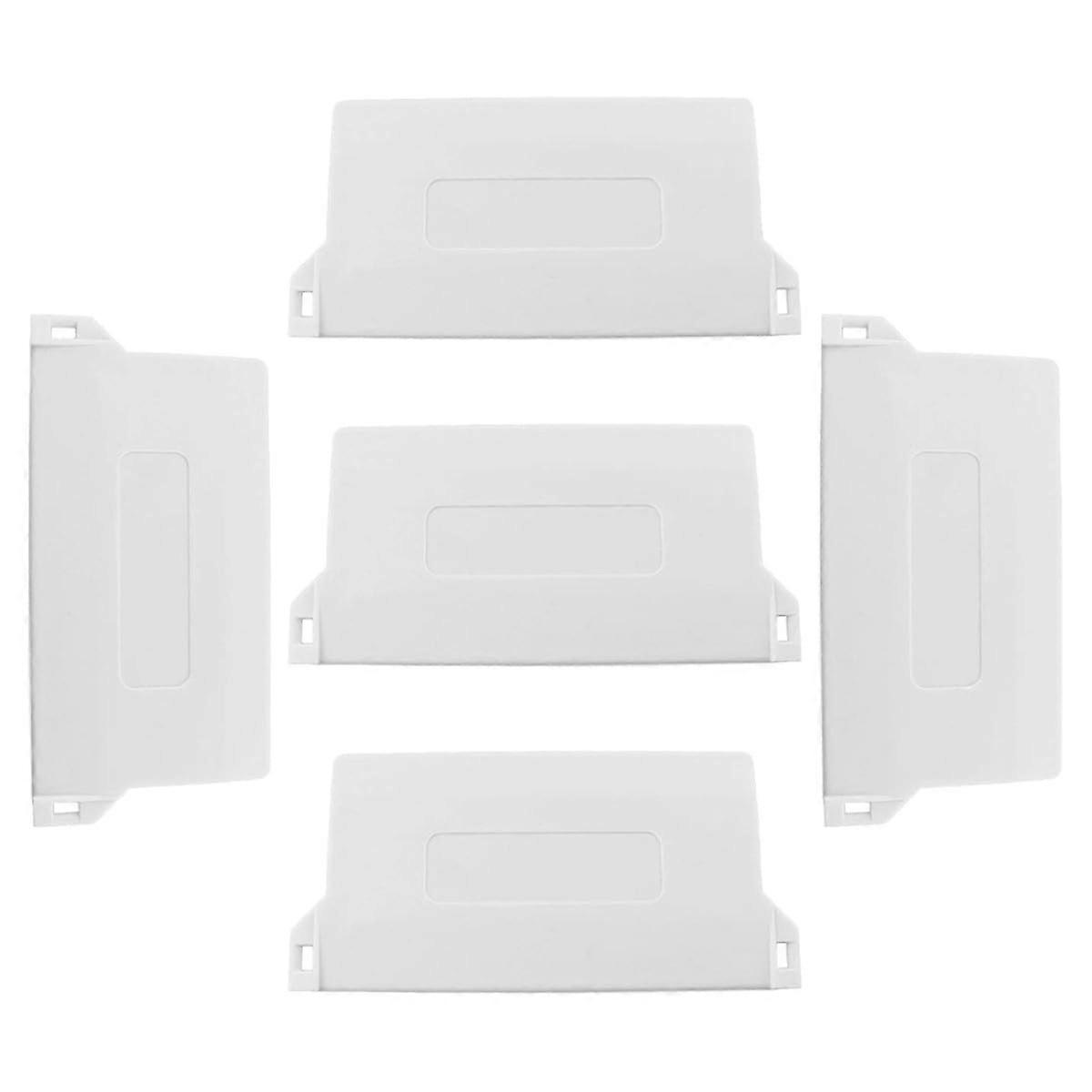 5pcs Vertical Blind Replacement Slats with Bottom Weights, Durable and Easy Installation for Windows