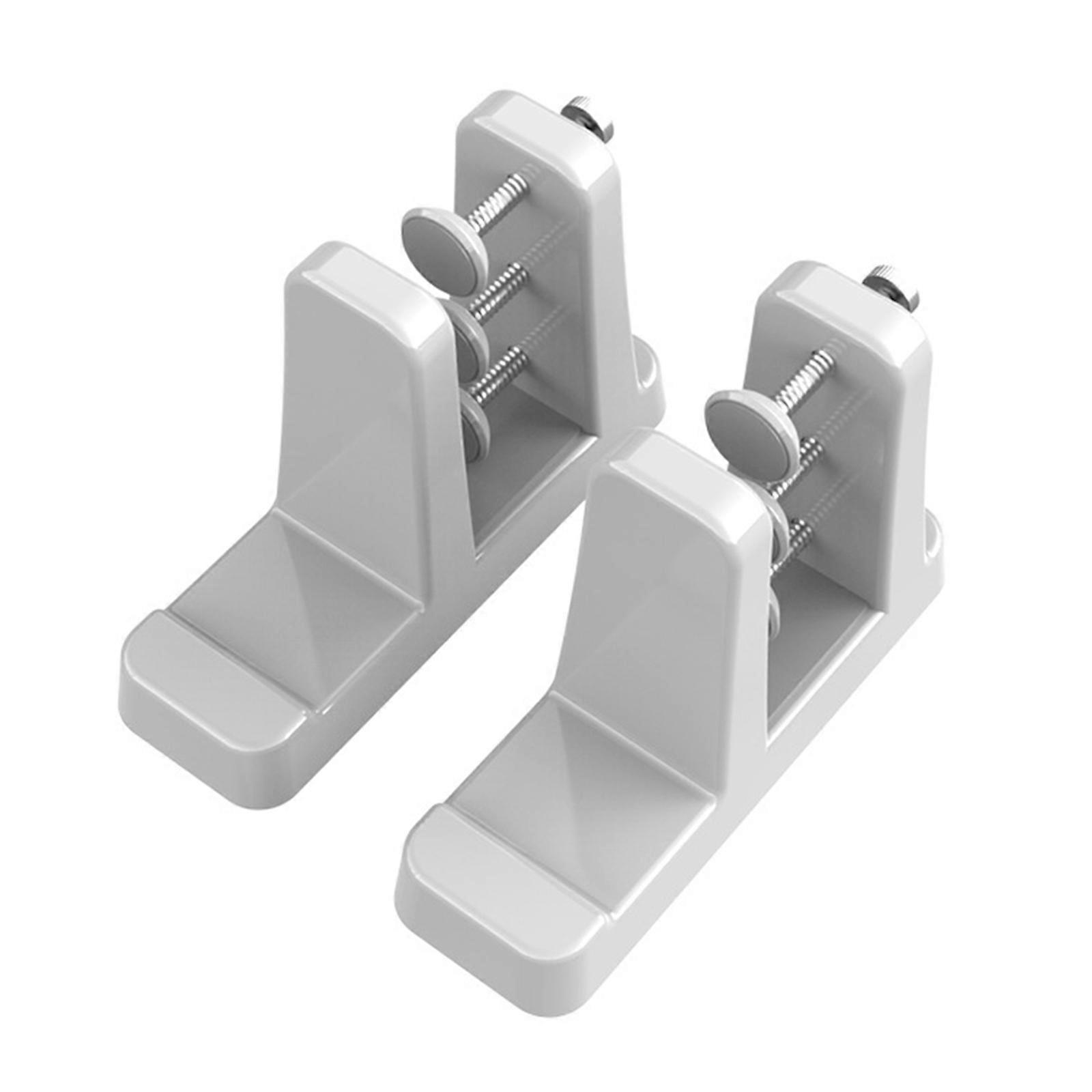 Adjustable Laptop Holder for Ergonomic Comfort Portable Stand Compatibles Multiple Devices Space Saving  White