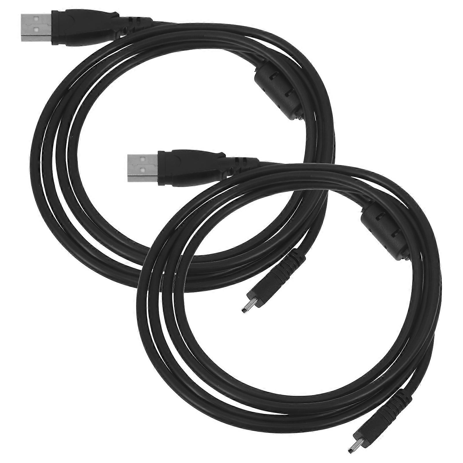 Data Cable Mini USB Camera Charging Cable for Home 2Pcs Stable Transmission