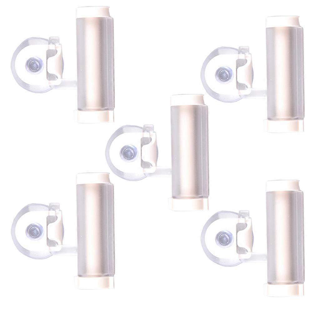 Suction Cup Toothpaste Saver Squeezer Square Shape For Cosmetics Container Bathroom Organization 5Pcs