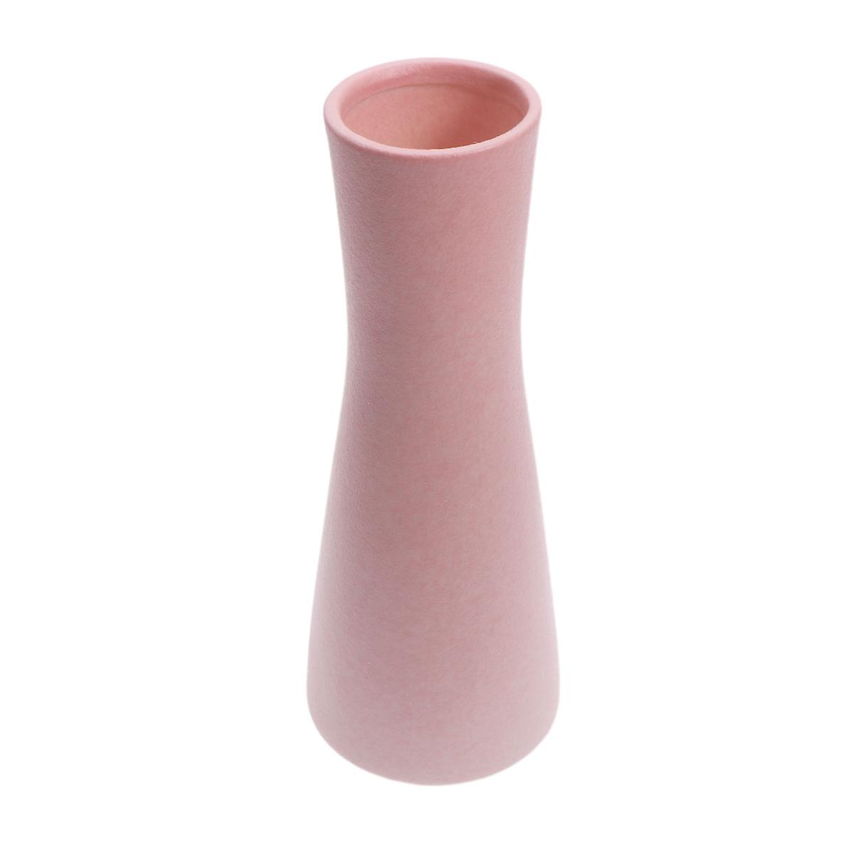 Ceramic Vase for Home Decoration Use with Elegant Design Pink