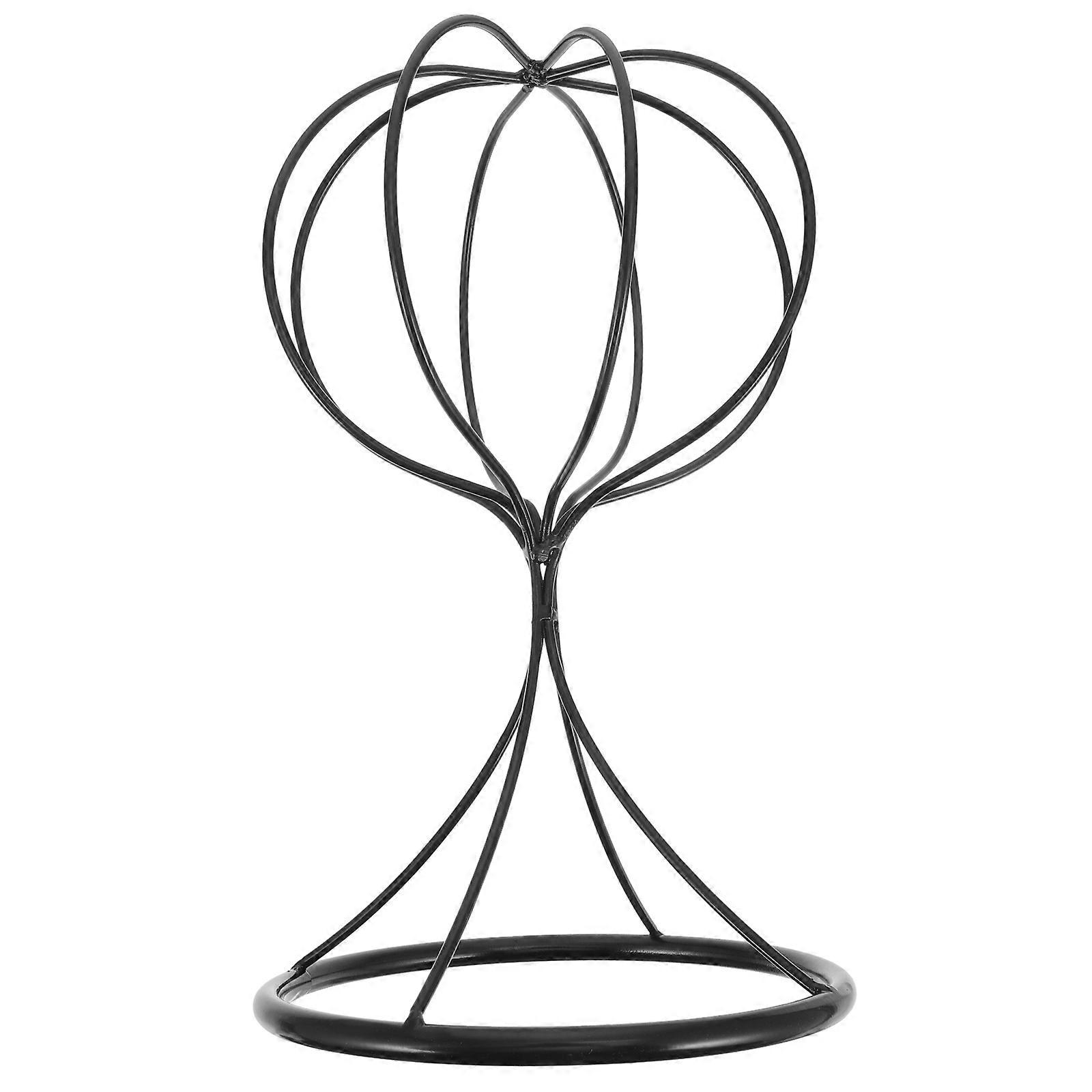 Iron Hat Display Rack for Displaying Adjustable Hat Support