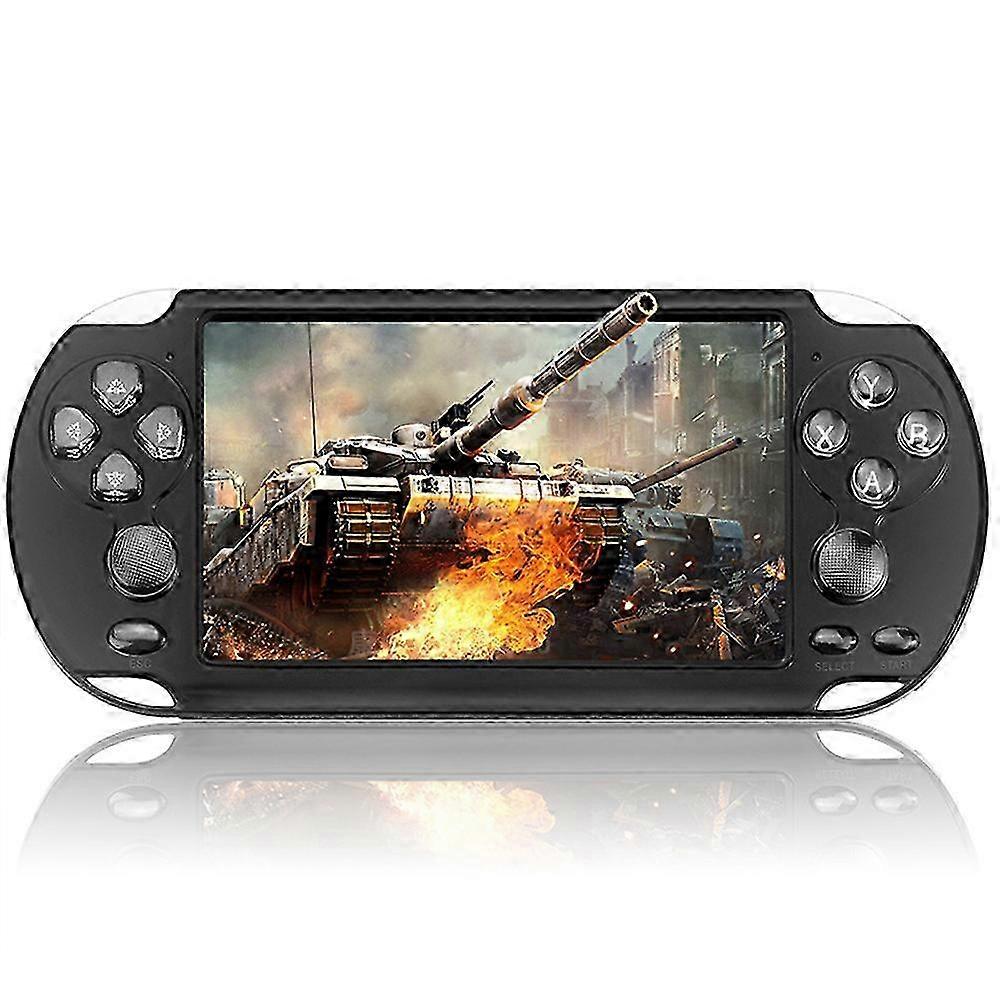 Console de jogos portátil X9-S PSP de 8 GB (26-27 polegadas) com 10.000 jogos integrados e tela de 5,1 polegadas.