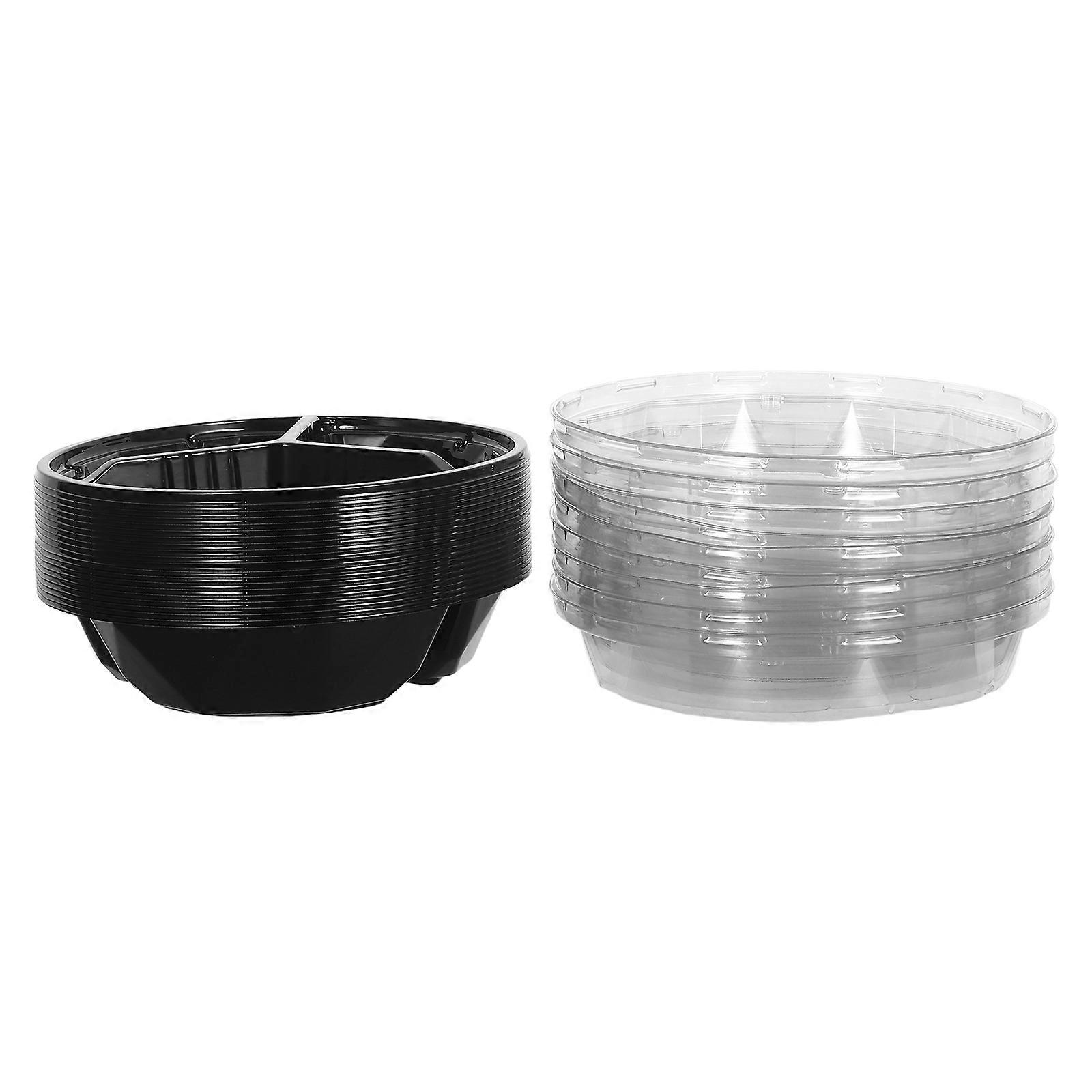 Appetizer with Lid Round for 40Pcs