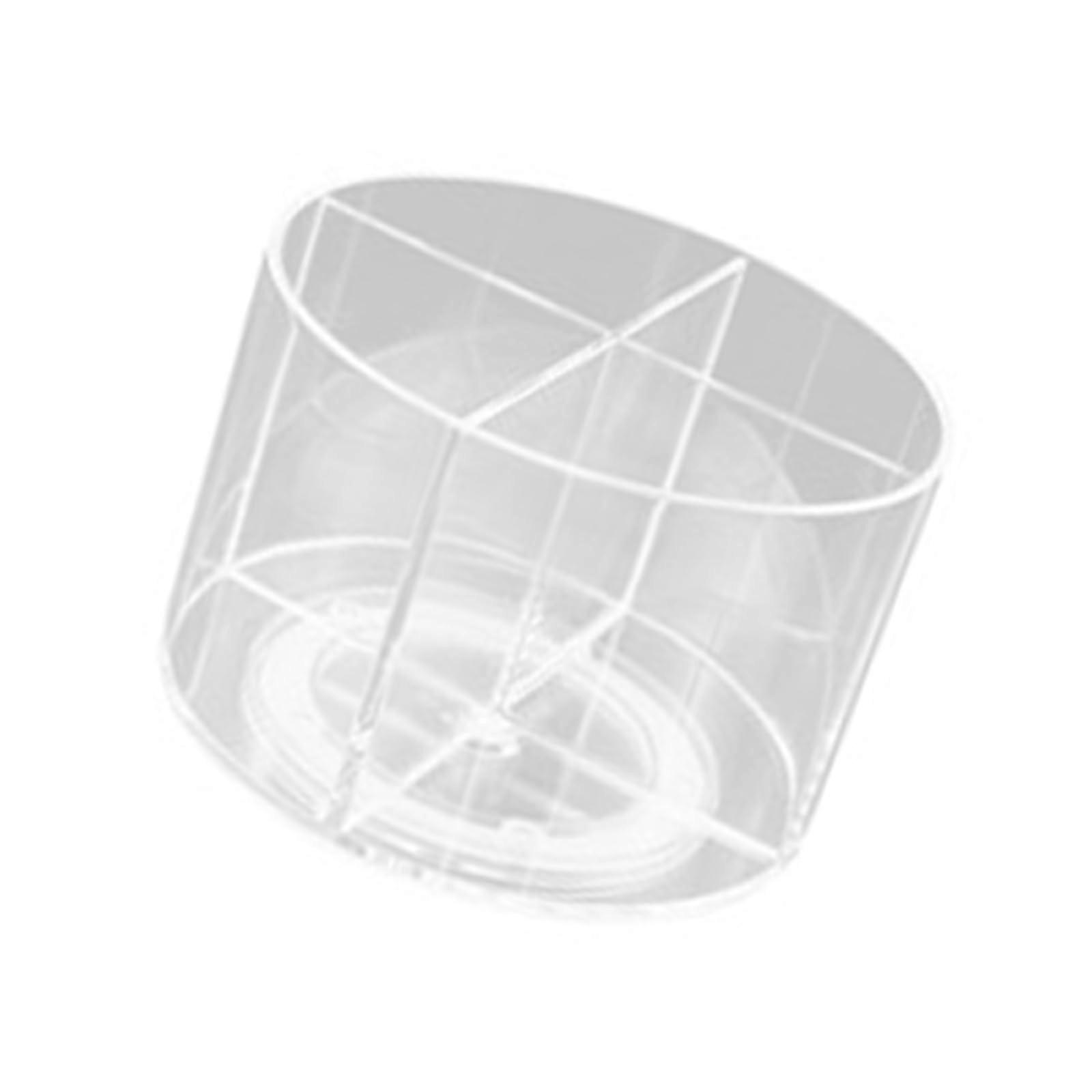 Rotating Makeup Organizer 360 Degree Cosmetic Storage with Multiple Compartments Clear Acrylic