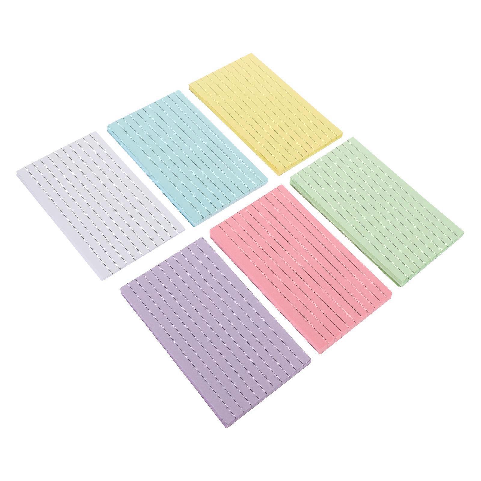 Colored Note Cards Paper Index Cards for Office Use 900 Sheets Pack