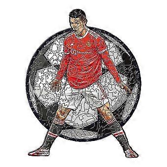 200 Piece Kids Wooden Jigsaw Puzzle Cristiano Ronaldo A5 - JA