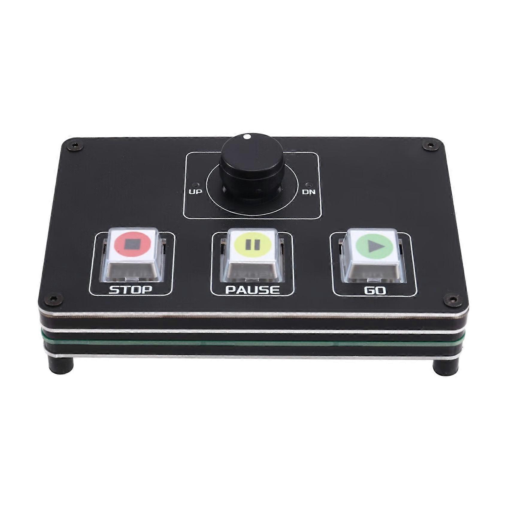 USB Audio Keyboard Shortcut Controller for Music Performance and Media Control