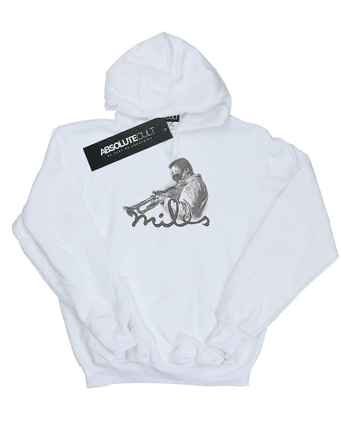 Perfil de Miles Davis mulher hoodie esboço