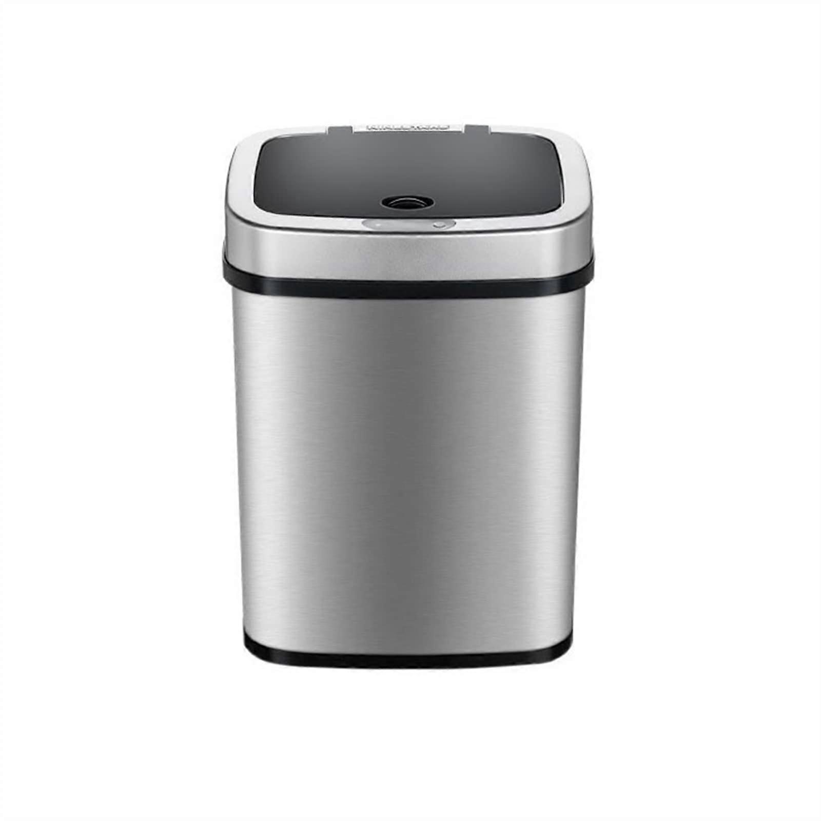 12L Automatic Stainless Steel Trash Can with Smart Motion Sensor Touch for Kitchen and Home