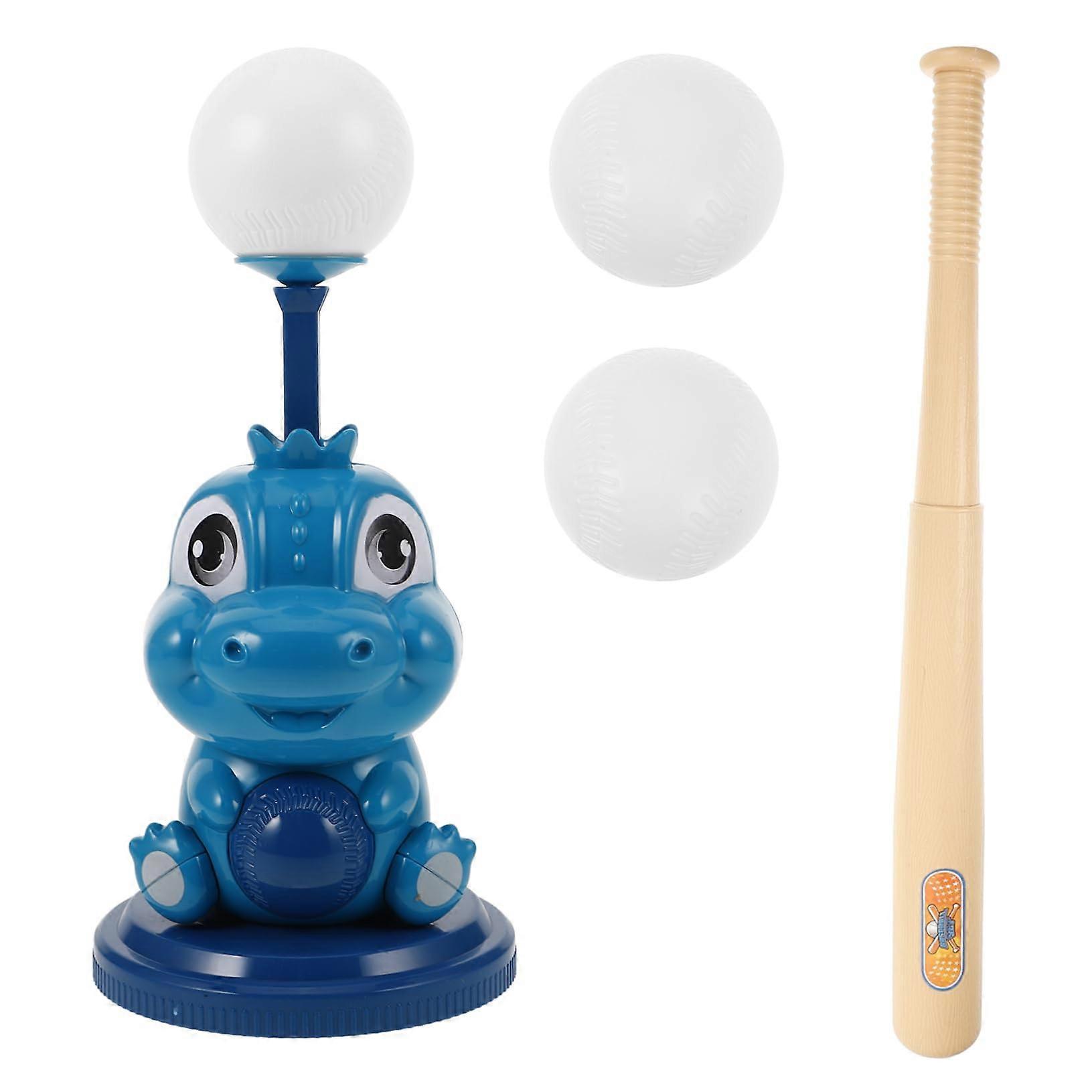 Automatic Baseball Pitching Machine with Batting Tee for Kids Indoor Outdoor Training Play