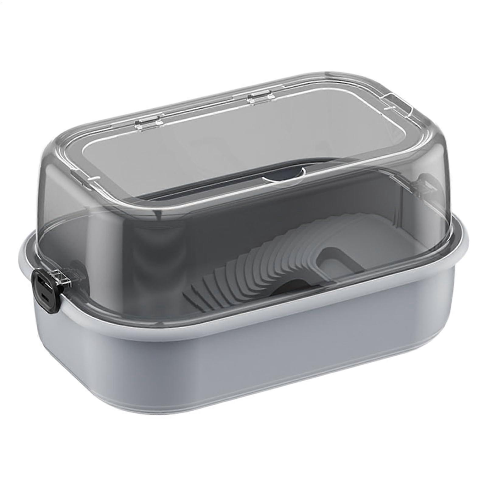 Turtle Tank Starter Kit with BuiltIn Filtration and Basking Platform, Easy Drain Cleaning