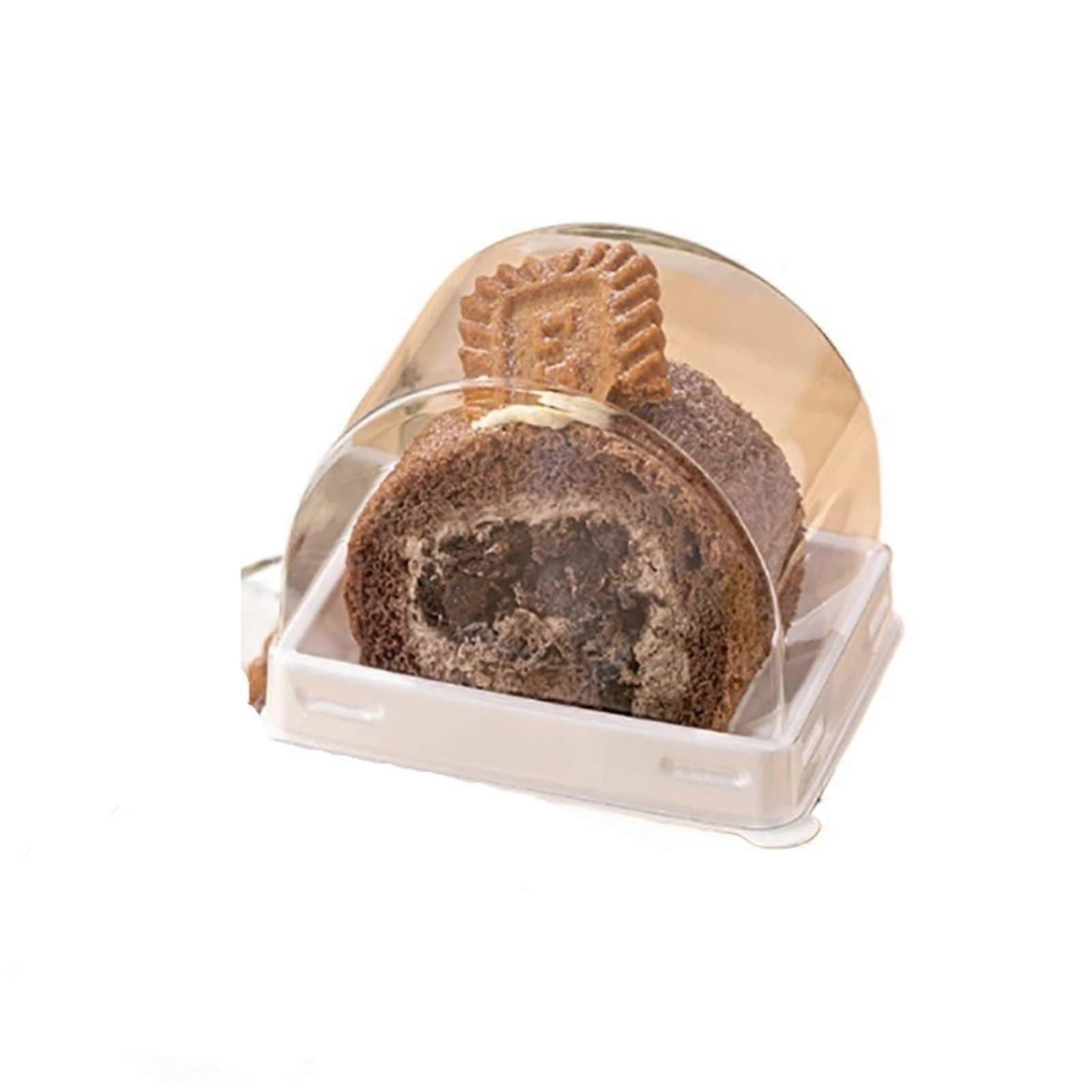 60pcs Cake Boxes with Clear Window Lid for Wedding Cake Packaging and Dessert Transport