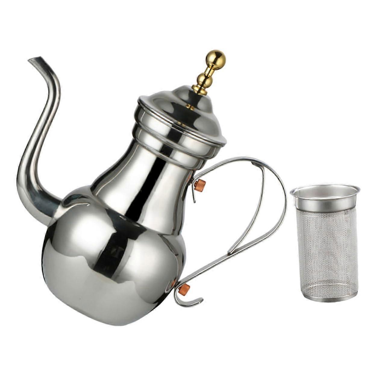 Stainless Steel Pour Over Coffee Kettle with Filter and Precise Spout for Tea and Brewing
