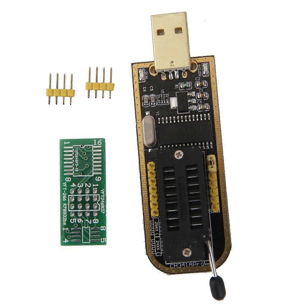 CH341A USB EEPROM SPI Flash Programmer with Automatic Chip Detection and TTL Port Support