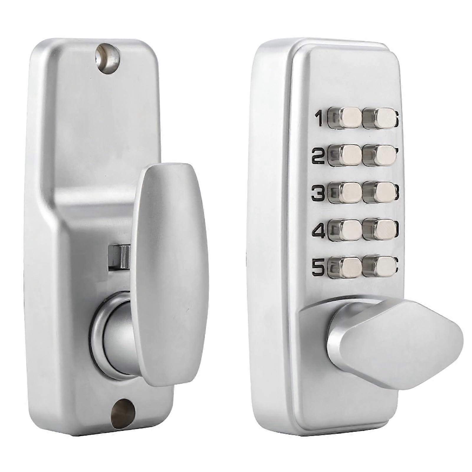 Combination Door Lock Zinc Alloy Security Code Keyless Lock for Office Interior Rental Doors