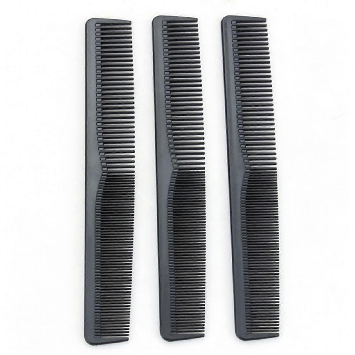 Professional Barber Cutting Comb 7 Inch Nitrile Rubber Hairdressing Comb with Precision Control