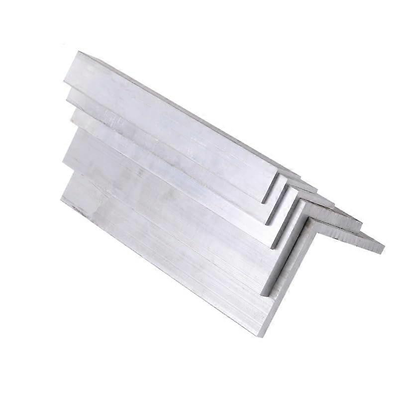 6063 Aluminum Angle Right Angle Design, Thick 5mm L Shaped Extrusion, Custom Length Corner Trim