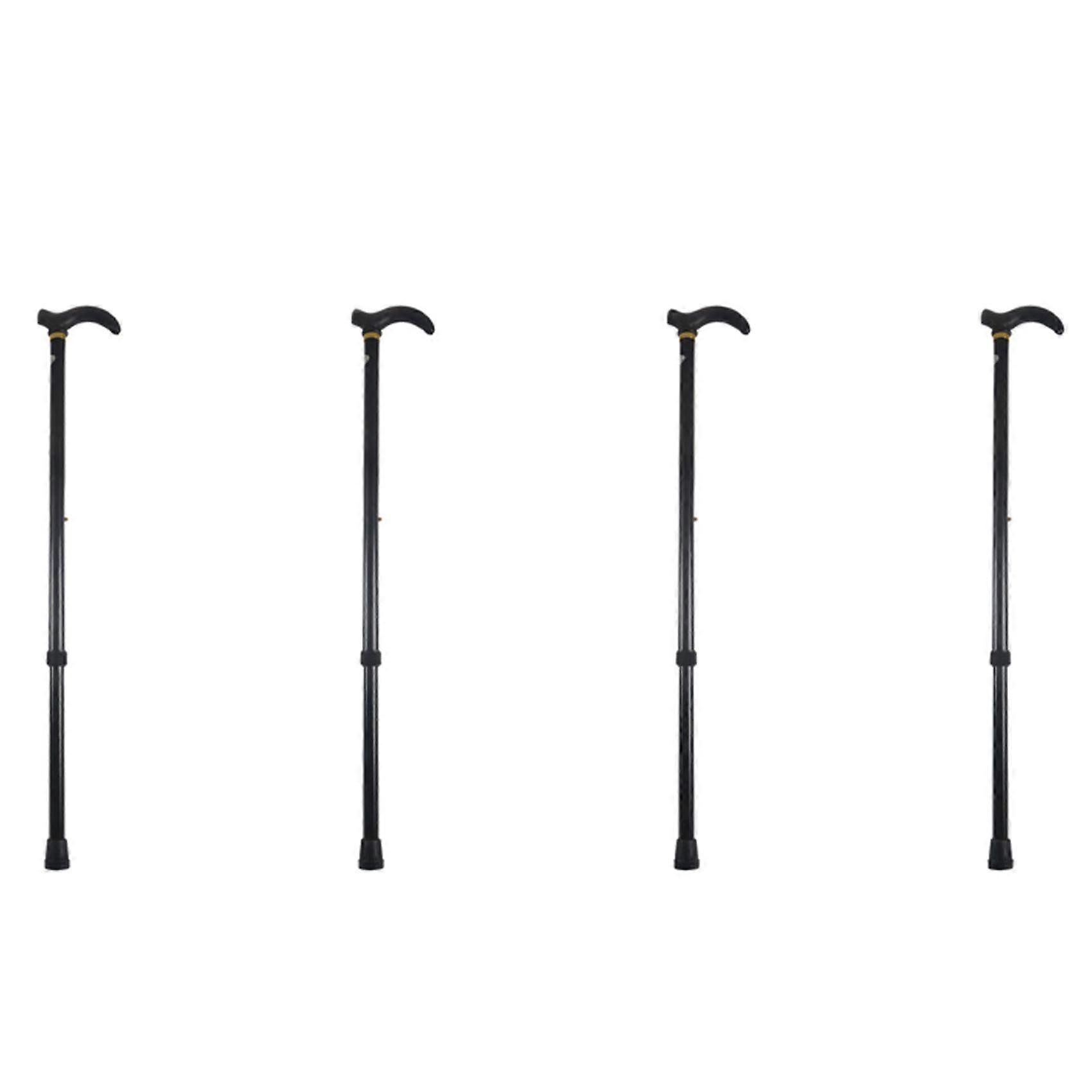 4X Aluminium Alloy Ultralight Walking Stick Adjustable Walking Cane for Elderly