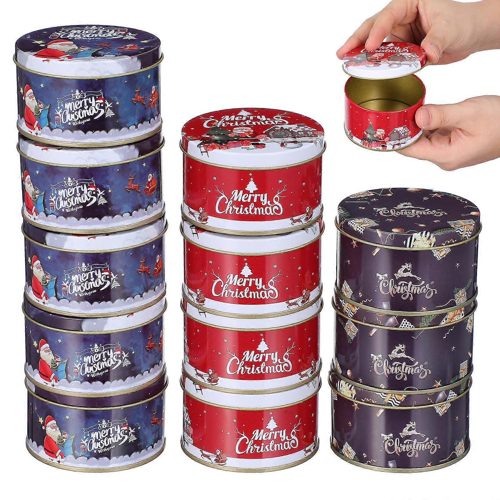 Assorted Color Candy Boxes 12Pcs Gift Packaging Solution Great For Christmas Festivities Square Shape