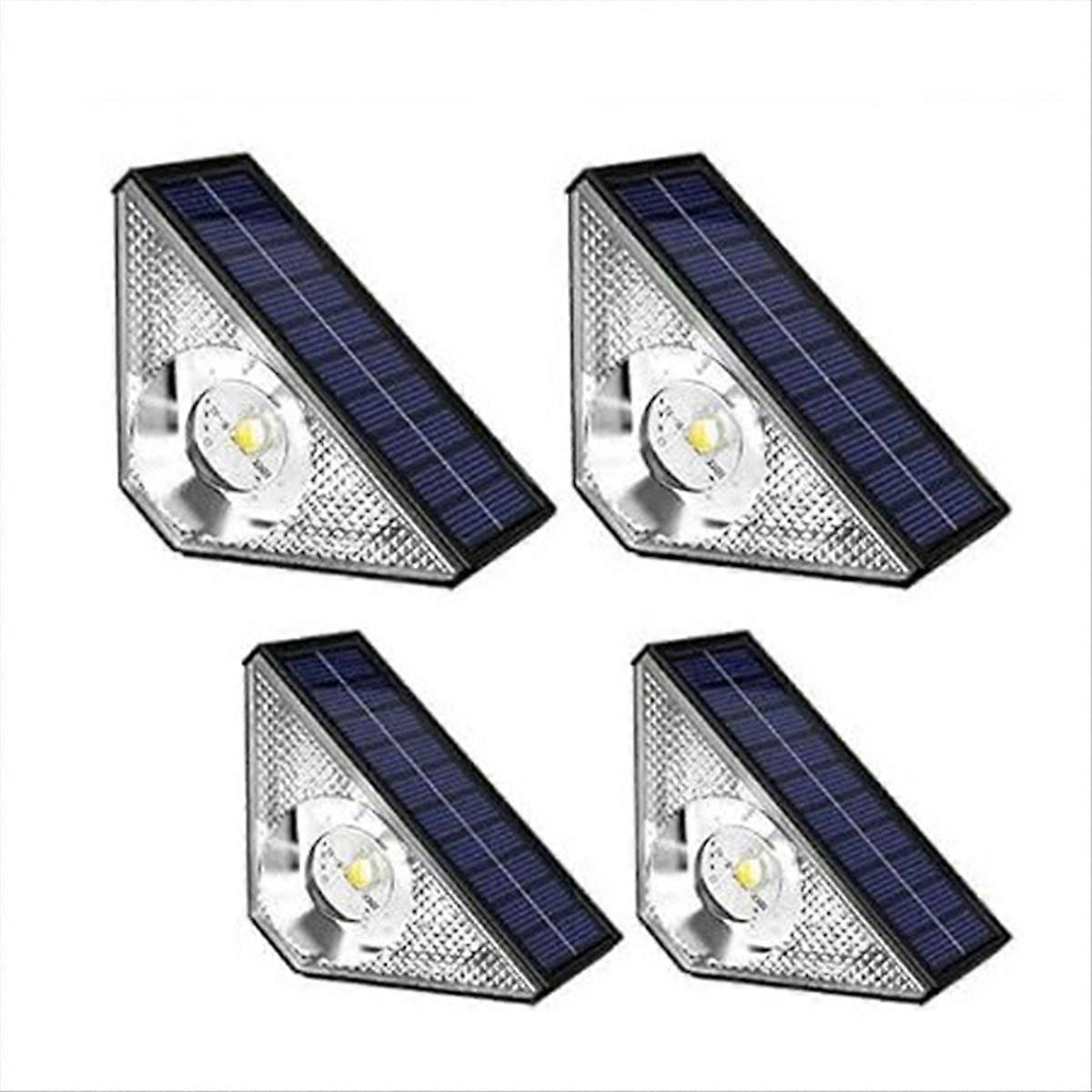 4pack Solar Step Lights for Outside,Solar Stair Lights