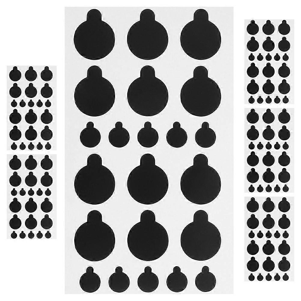 LED Light Blocking Stickers Black PVC for Dimming 30 Sheets Self Adhesive Pack