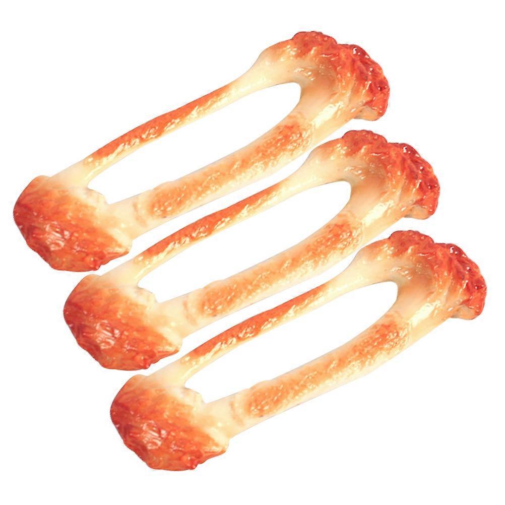 Artificial Chicken Bone Model Chicken for Decoration 9Pcs