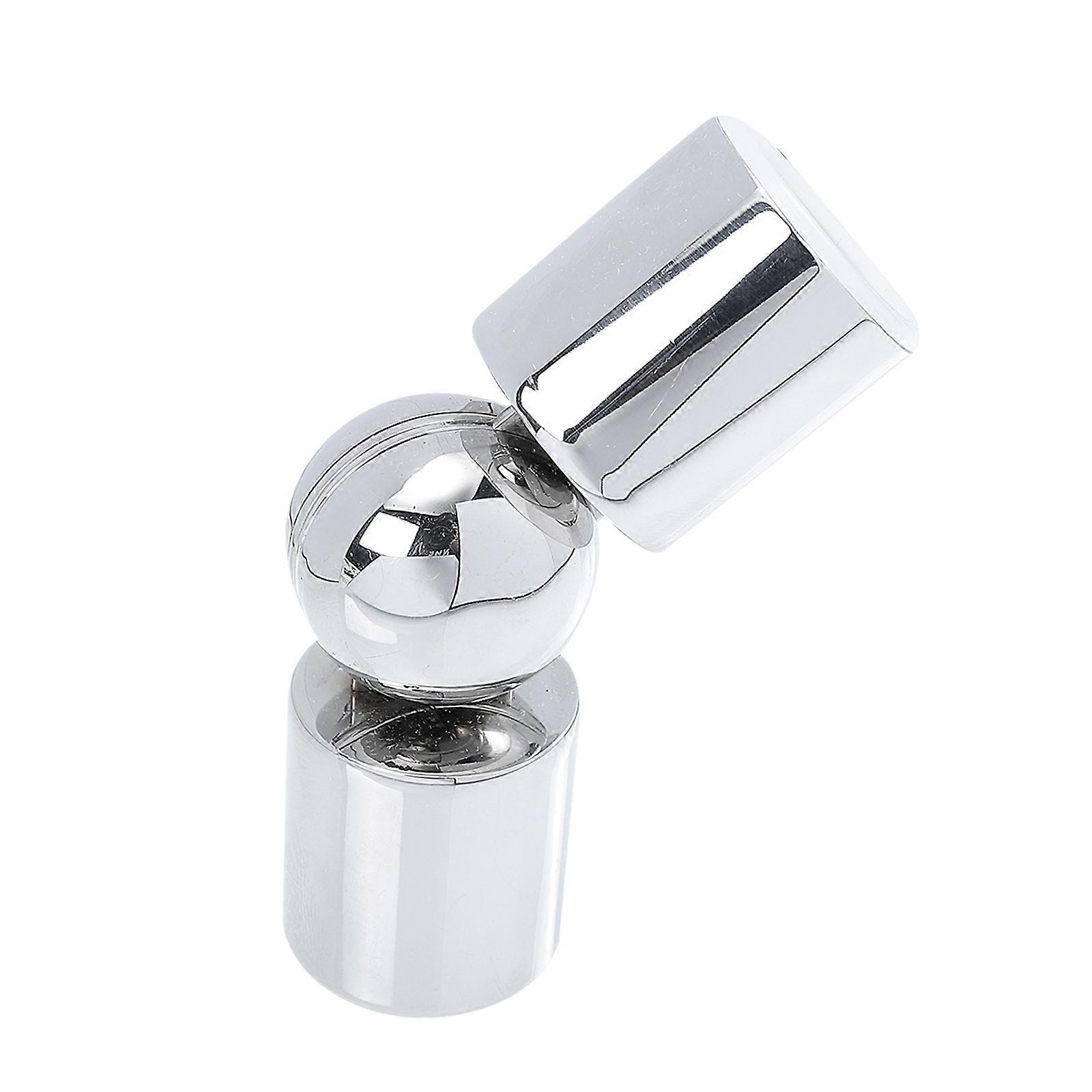 Silver Corner Curtain Rod Connector for Adjustable Window Rod