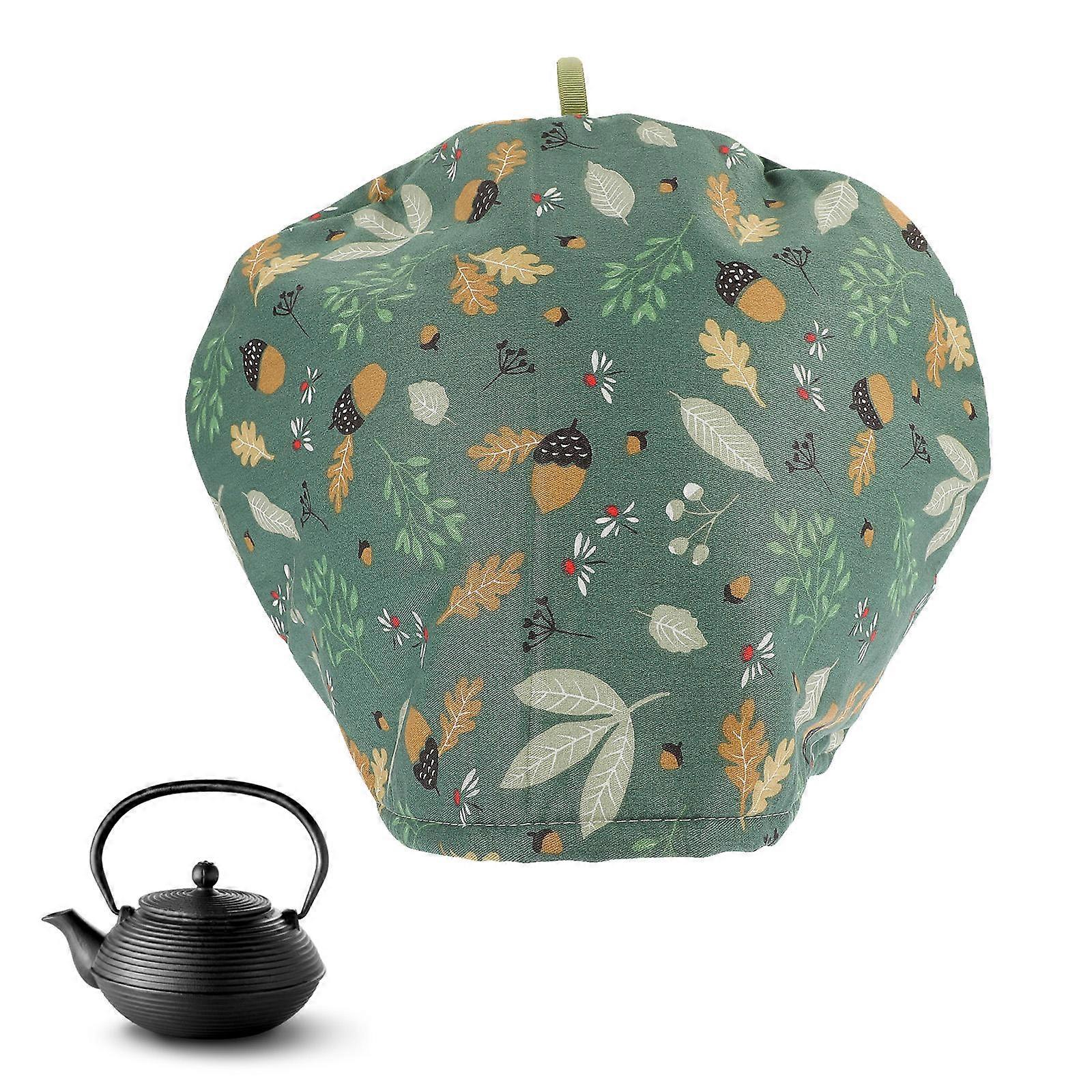 Olive Green Tea Cozy for Teapot Designed for Insulation Protection