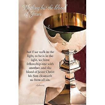 Communie Bulletin: Niets dan het Bloed (Pakket van 100): 1 Johannes 1:7 (NBG)
