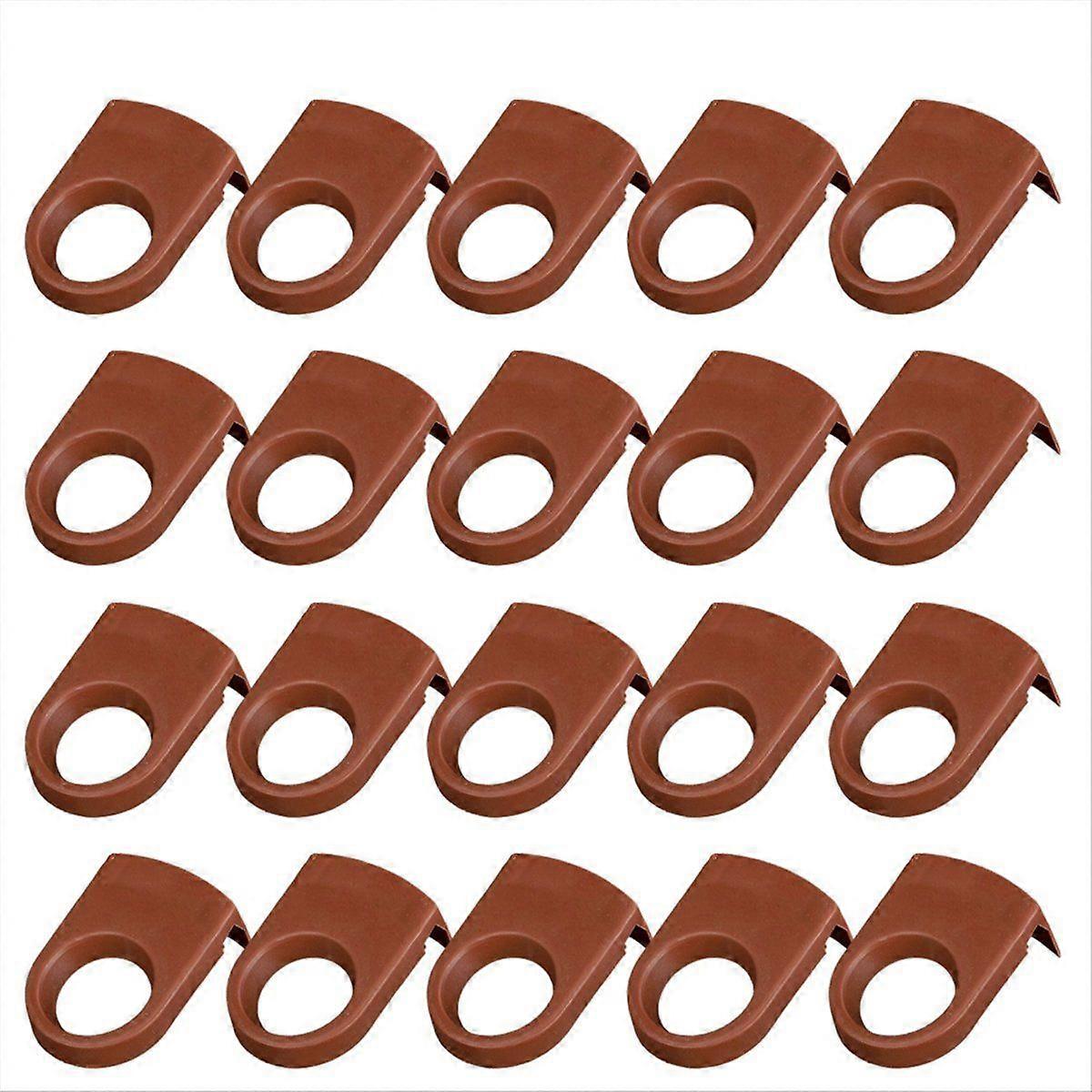 cocktail bottle clips, bottle holder plastic drinking clips,brown