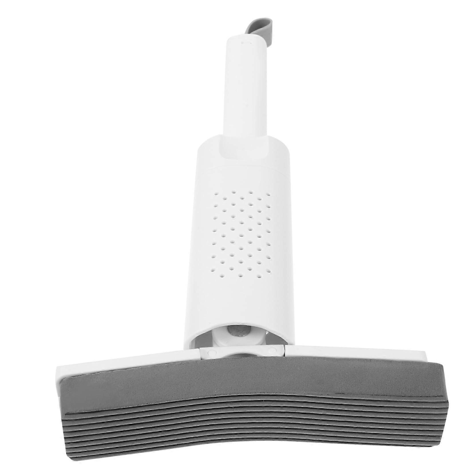 SelfSqueeze Wet Dry Sponge Mop with Replaceable Heads, Compact for Small Space Home Cleaning