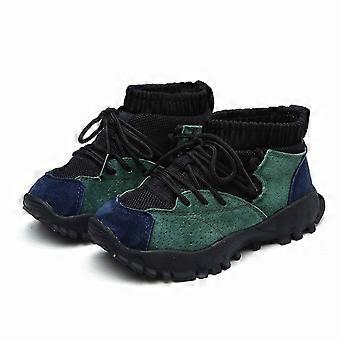 Scarpe regalo per bambine, scarpe da ginnastica in pelle per bambini, stivaletti morbidi alla caviglia, scarpe sportive leggere, scarpe casual alla moda per ragazzi, risparmia alla grande