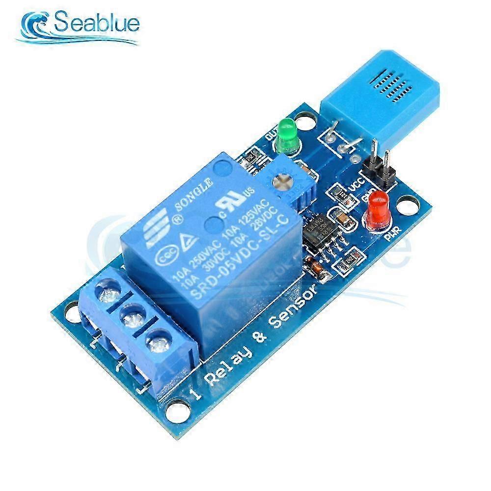 HR202 DC 5V 1 Channal 1CH 5V Humidity Sensitive Switch Relay Module Humidity Controller Humidity Sensor Module With Indicator
