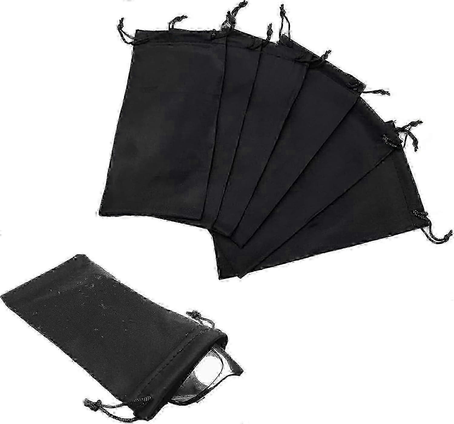 6pcs Soft Microfiber Sunglasses Case Pouch, Portable Glasses Storage Bag
