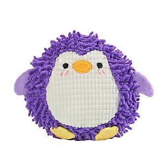 Short Mop Velvet Squeaky Dog Toy – Plush & Bite Resistant – for Small Medium Large Breeds – Teeth Cleaning & Boredom