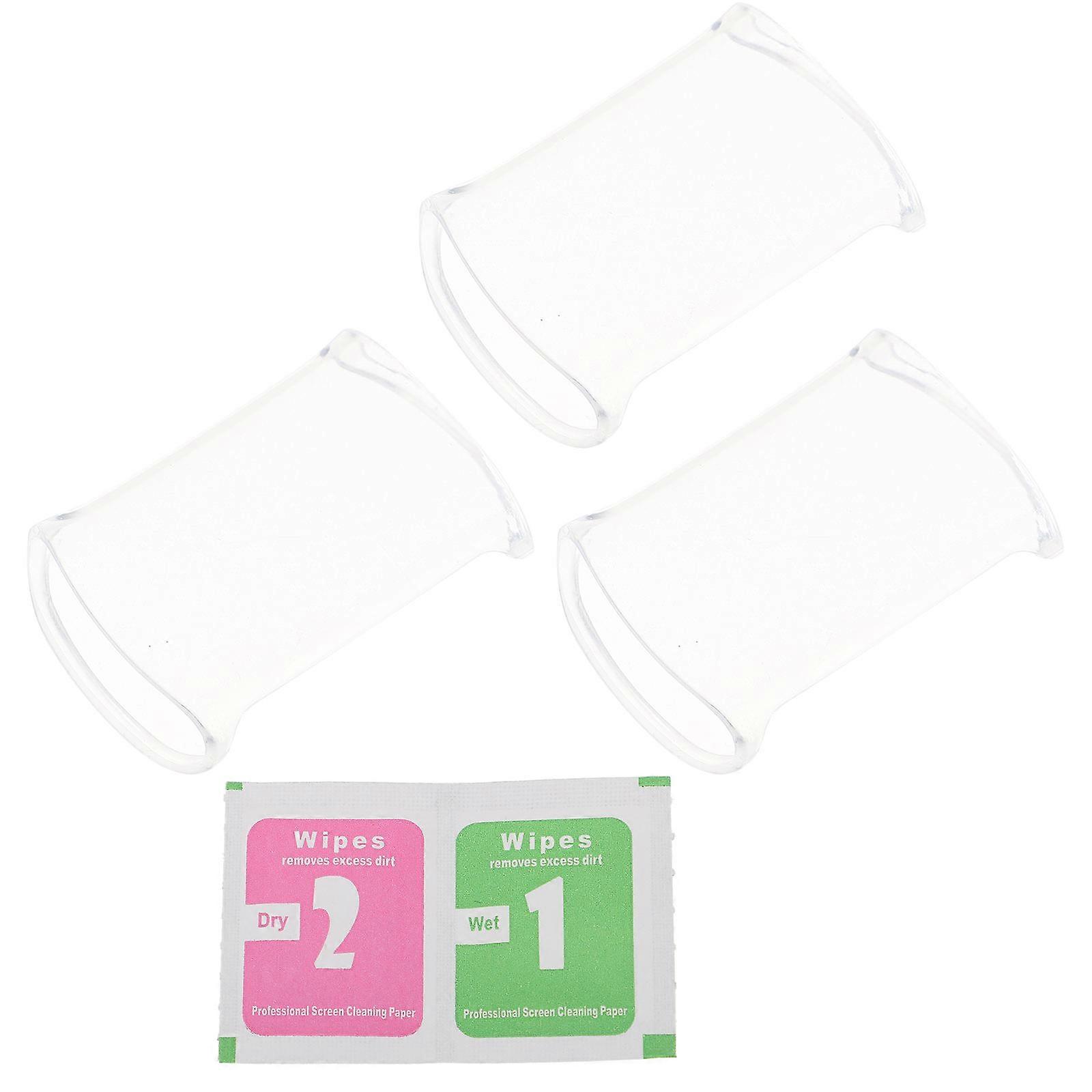 Screen Protector Smartwatch Screen Case for Use 3Pcs Compatible with Fitbit Charge 5
