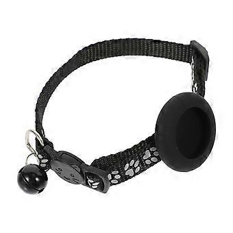 Collier réfléchissant pour chat, collier traceur ajustable, lot de 2 clochettes anti-perte pour animaux de compagnie
