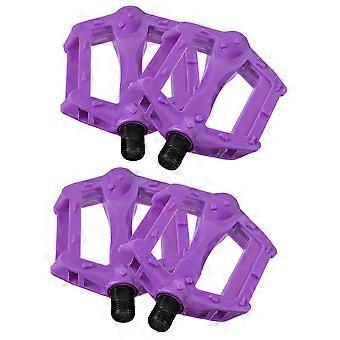 6 pares de pedales de bicicleta para ciclismo, repuestos duraderos, pedales planos