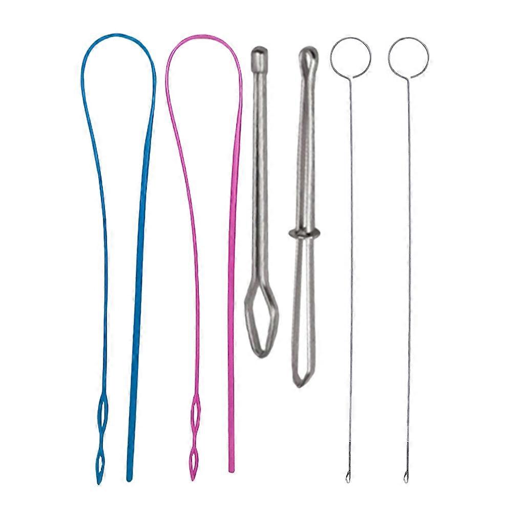 Drawstring Threader Tool for Stitching with Flexible Threader 1Set