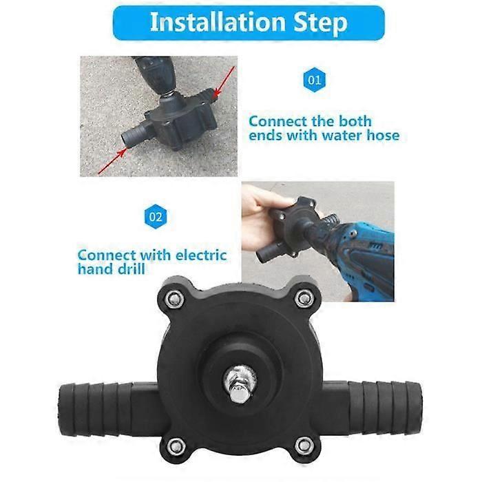 Mini Household Electric Hand Drill Driven Water Pump Self-Priming