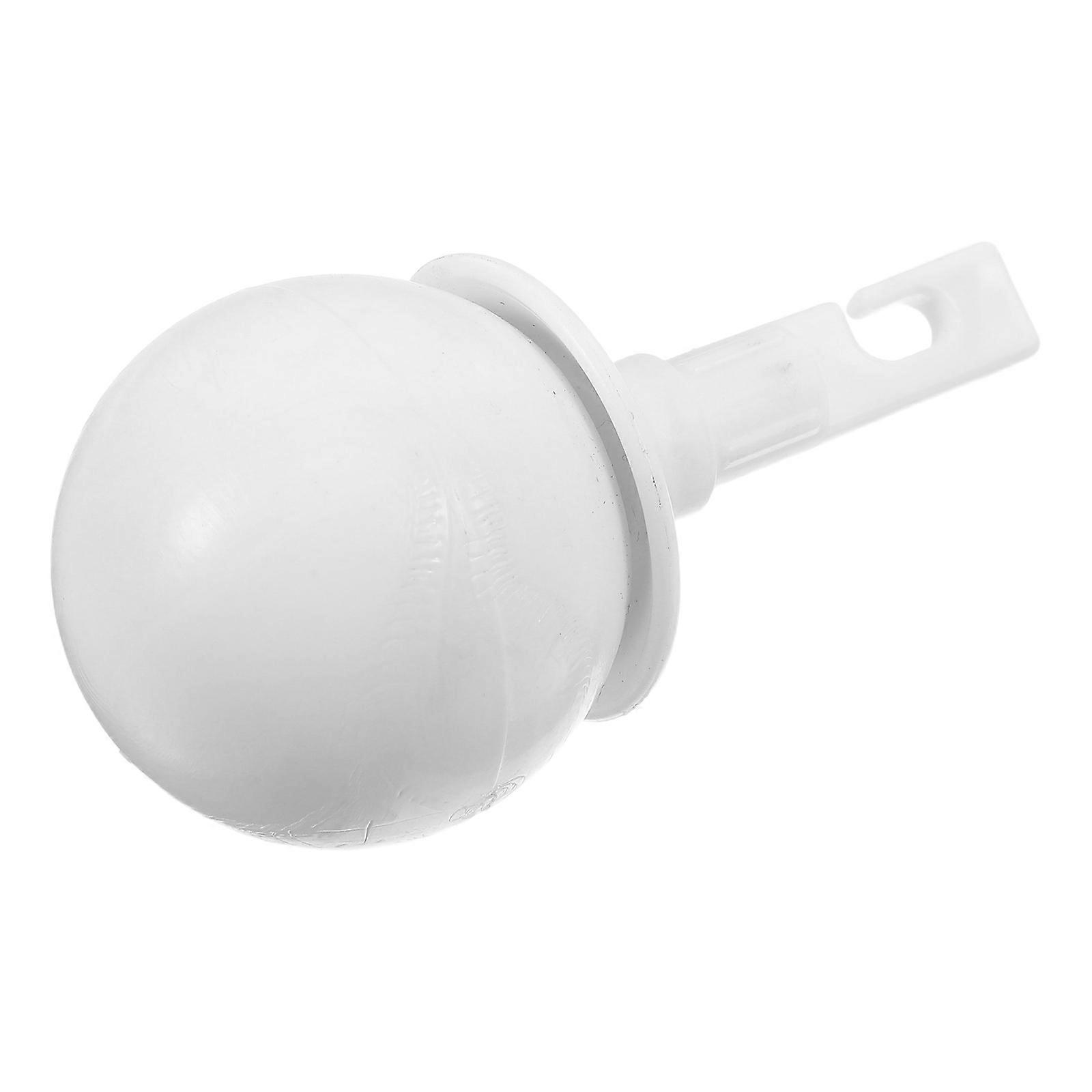 Hook Type Rolling Cane Tip for Blind Individuals White Plastic Replacement
