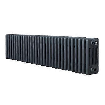 Traditional 4 Column Radiator 300mm x 1370mm Modern Central Heating Heater Matt Anthracite Grey