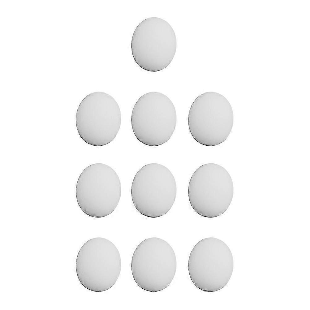 Multi-Purpose Sponge Eggs Imitation Trick Eggs for Playing 10Pcs White