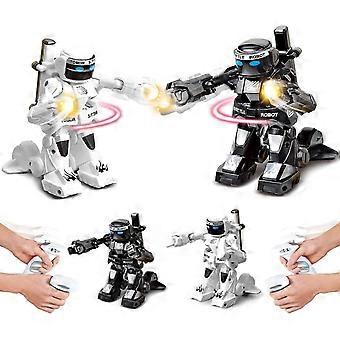 Kids RC Fighting Robot Toy with Sound & Light, Interactive Remote Control Robots for Boys, Gravity Sensing Electric Battle Robots for Children_mpn