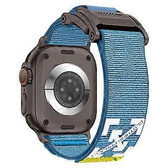Pasek nylonowy do zegarka Apple Watch Ultra 3 2 1 49 mm seria 11 10 46 mm 9 8 7 45 mm SE3 SE2 SE 6 5 4 44 mm 3 2
