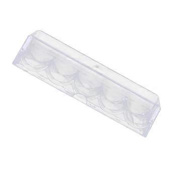 1Pc Transparent Storage Box Transparent Game Chip Container Chips Organizer