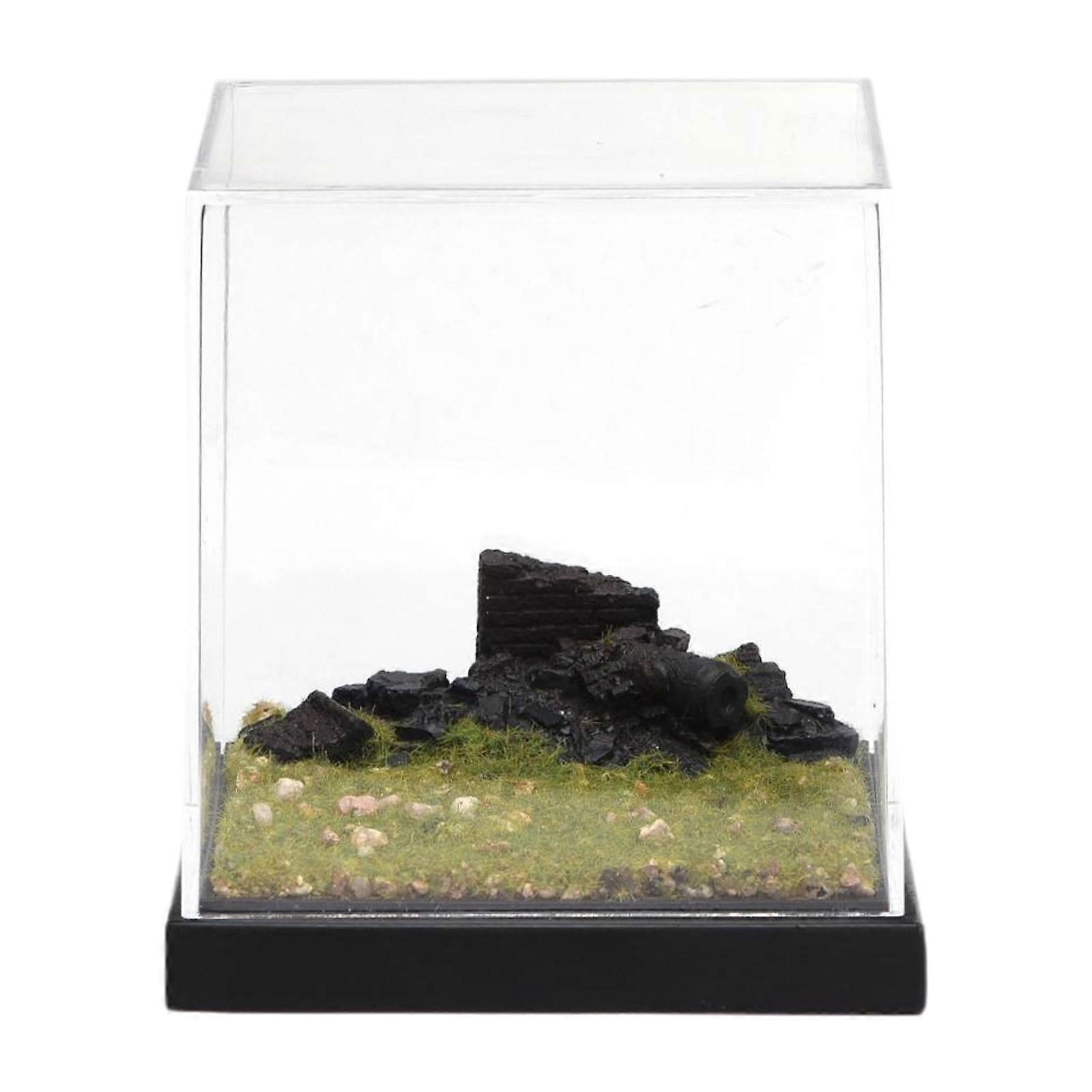 1/64 Scale Miniature House Dustproof Compact Creative Micro Simulation Scene