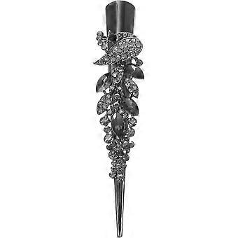 Große Strass-Haarspange, Kristall-Alligator-Haarspange, Entenschnabel-Haarnadel, stilvolles Haaraccessoire für Hochzeiten, Partys und den Alltag