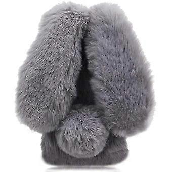 Case For IPhone 14 Plus Plush Case Rabbit FurProtection PlushCase Autumn And Winter Lovely PlushRabbit